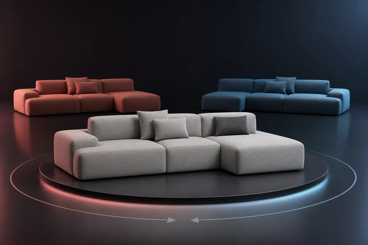 3D product for e-commerce production example